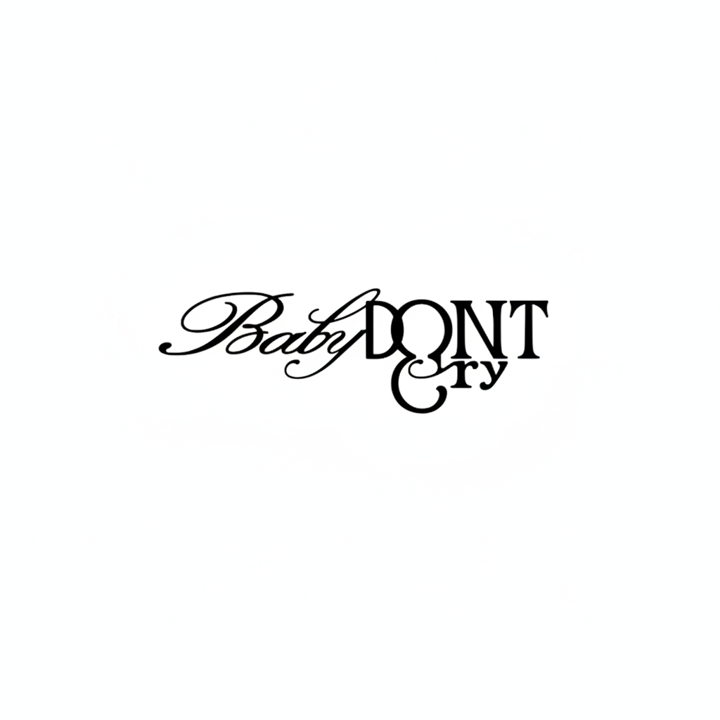 BABY DONT CRY квадратный логотип