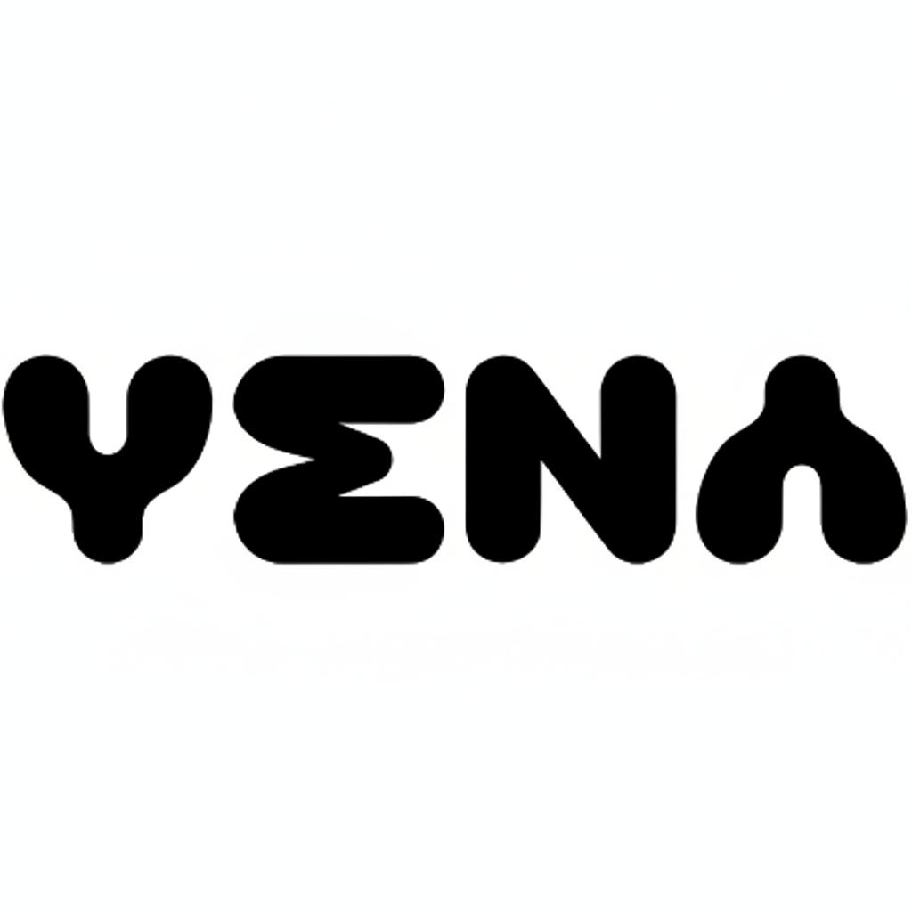 YENA logo inverted