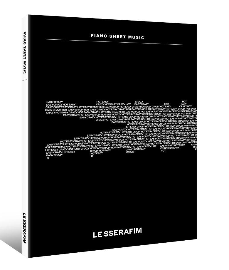 Ноты для фортепиаоно K-pop LE SSERAFIM