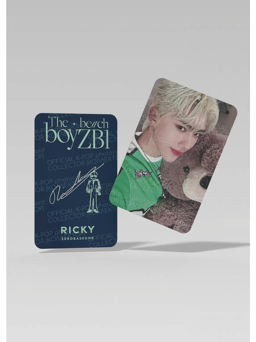 Офіційна K-pop фотокартка Ricky з ZEROBASEONE (Lucky Draw)